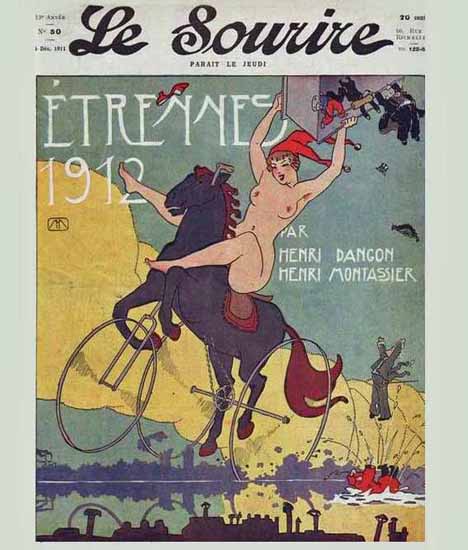 Le Sourire 1911 Etrennes 1912 Henri Montassier | Sex Appeal Vintage Ads and Covers 1891-1970
