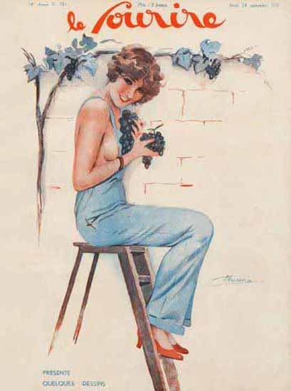 Le Sourire 1931 Dessins Suzanne Meunier | Sex Appeal Vintage Ads and Covers 1891-1970