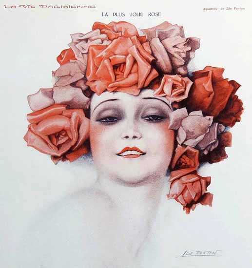 Leo Fontan La Vie Parisienne 1930 Le Plus Jolie Rose page | La Vie Parisienne Erotic Magazine Covers 1910-1939