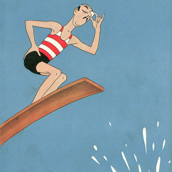 Leonard Dove The New Yorker 1928_07_14 Copyright crop | Best of 1920s Ad and Cover Art