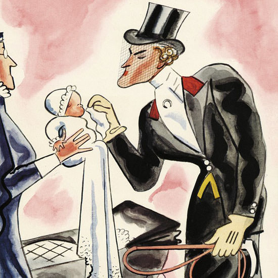 Leonard Dove The New Yorker 1934_12_01 Copyright crop | Best of Vintage Cover Art 1900-1970