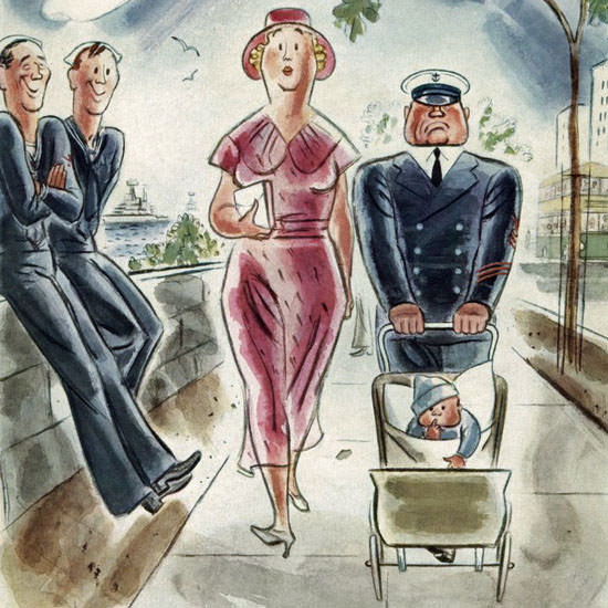 Leonard Dove The New Yorker 1939_05_20 Copyright crop | Best of 1930s Ad and Cover Art