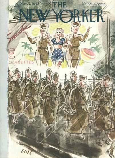 Leonard Dove The New Yorker 1942_11_07 Copyright | The New Yorker Graphic Art Covers 1925-1945
