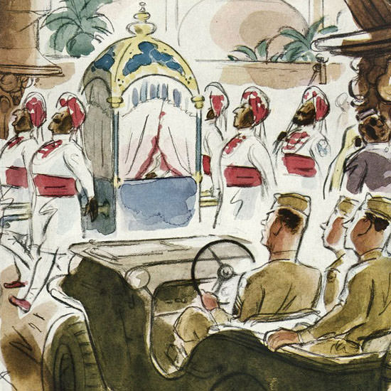 Leonard Dove The New Yorker 1944_03_11 Copyright crop | Best of 1940s Ad and Cover Art