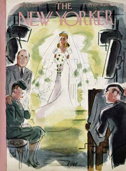 Leonard Dove The New Yorker 1947_09_27 Copyright | The New Yorker Graphic Art Covers 1946-1970