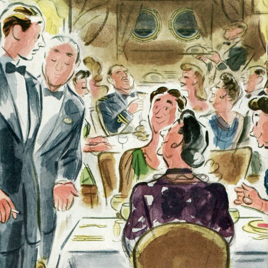 Leonard Dove The New Yorker 1949_03_05 Copyright crop | Best of 1940s Ad and Cover Art