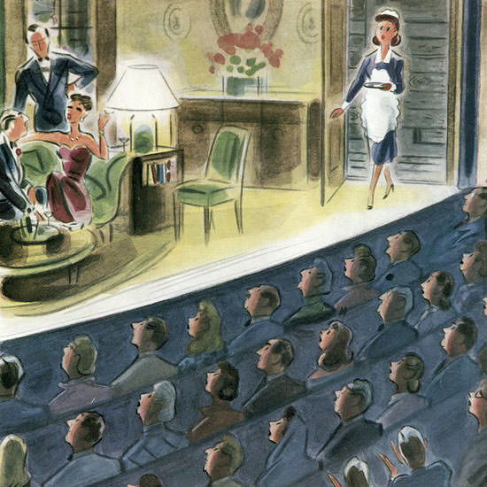 Leonard Dove The New Yorker 1954_08_14 Copyright crop | Best of 1950s Ad and Cover Art