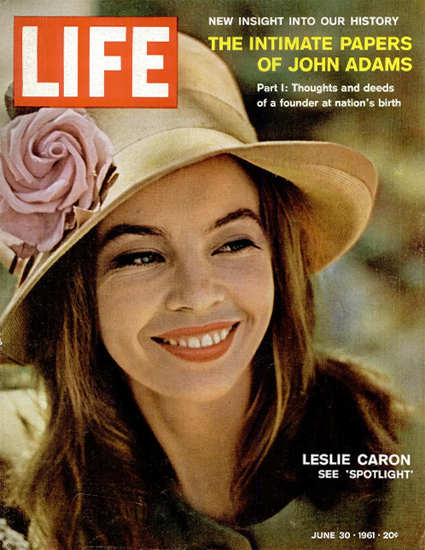 Leslie Caron Marseilles 30 Jun 1961 Copyright Life Magazine | Life Magazine Color Photo Covers 1937-1970
