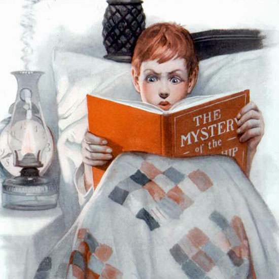 Leslie Thrasher Saturday Evening Post 1915_12_04 Copyright crop | Best of Vintage Cover Art 1900-1970