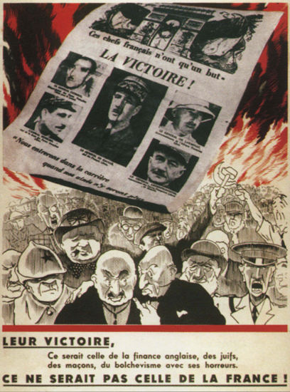 Leur Victoire Pas Celle De La France | Vintage War Propaganda Posters 1891-1970