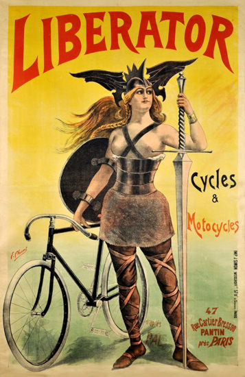 Liberator Cycles Motocycles 1899 Paris France | Sex Appeal Vintage Ads and Covers 1891-1970