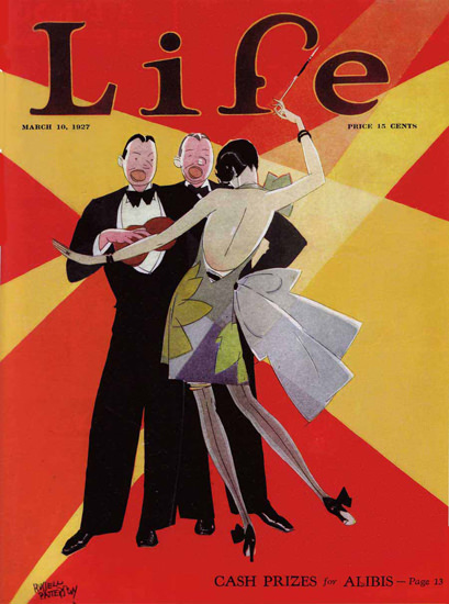 Life Magazine Copyright 1927 Cash Prizes for Alibis | Sex Appeal Vintage Ads and Covers 1891-1970