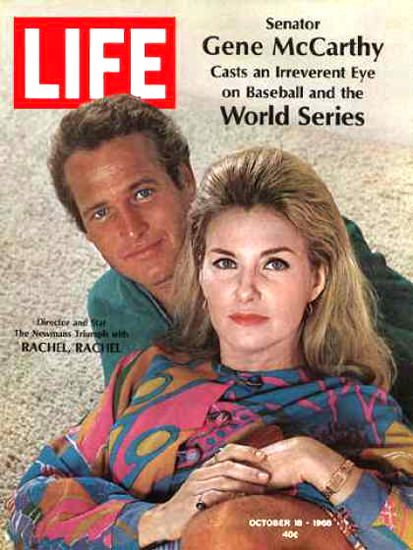Life Magazine Copyright 1968 Paul Newman J Woodward | Vintage Ad and Cover Art 1891-1970