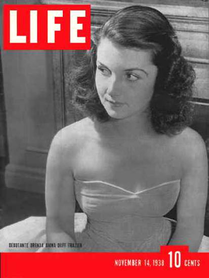 Life Magazine Cover Copyright 1938 Brenda Frazier | Sex Appeal Vintage Ads and Covers 1891-1970