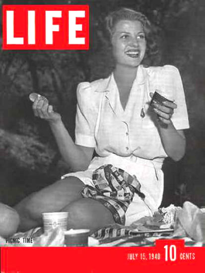 Life Magazine Cover Copyright 1940 Rita Hayworth | Sex Appeal Vintage Ads and Covers 1891-1970