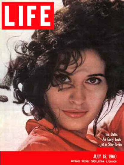 Life Magazine Cover Copyright 1960 Ina Balin | Sex Appeal Vintage Ads and Covers 1891-1970
