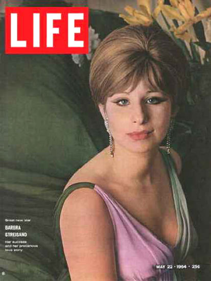 Life Magazine Cover Copyright 1964 Barbra Streisand | Sex Appeal Vintage Ads and Covers 1891-1970