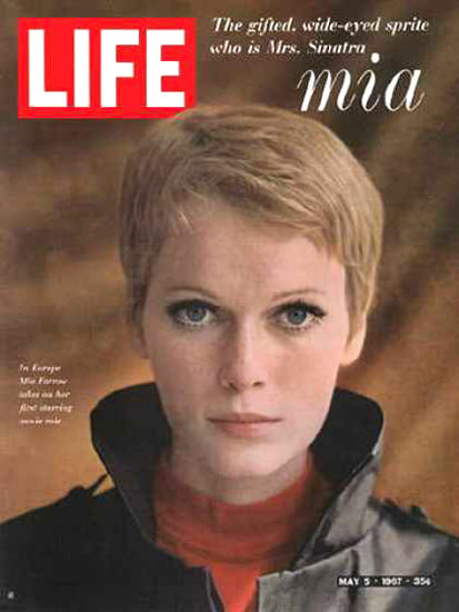 Life Magazine Cover Copyright 1967 Mia Farrow | Sex Appeal Vintage Ads and Covers 1891-1970