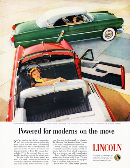 Lincoln Capri Special Coupe N Convertible 1953 | Vintage Cars 1891-1970
