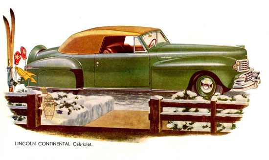 Lincoln Continental Cabriolet 1946 | Vintage Cars 1891-1970