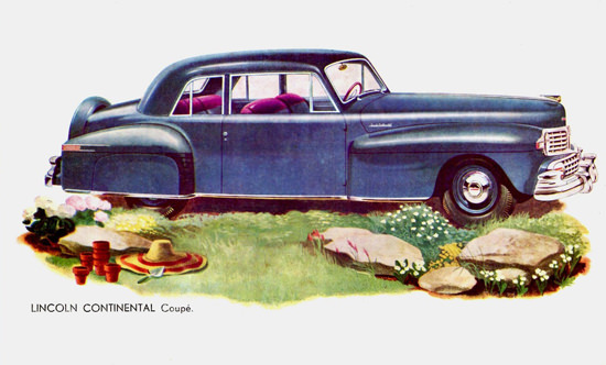 Lincoln Continental Coupe 1947 Blue | Vintage Cars 1891-1970