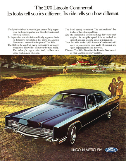 Lincoln Continental Sedan 1970 | Vintage Cars 1891-1970