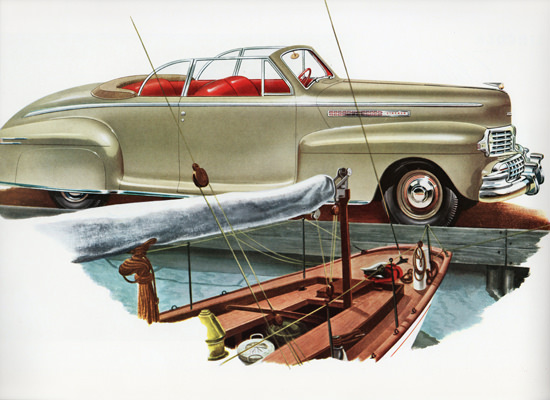 Lincoln Convertible Coupe 1946 Sail Boat | Vintage Cars 1891-1970