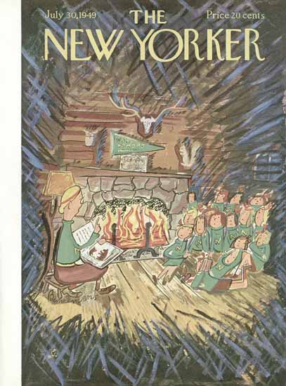 Ludwig Bemelmans The New Yorker 1949_07_30 Copyright | The New Yorker Graphic Art Covers 1946-1970