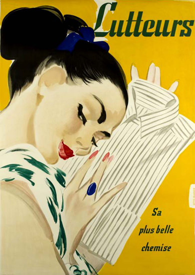 Lutteurs Sa Plus Belle Chemise 1955 | Sex Appeal Vintage Ads and Covers 1891-1970
