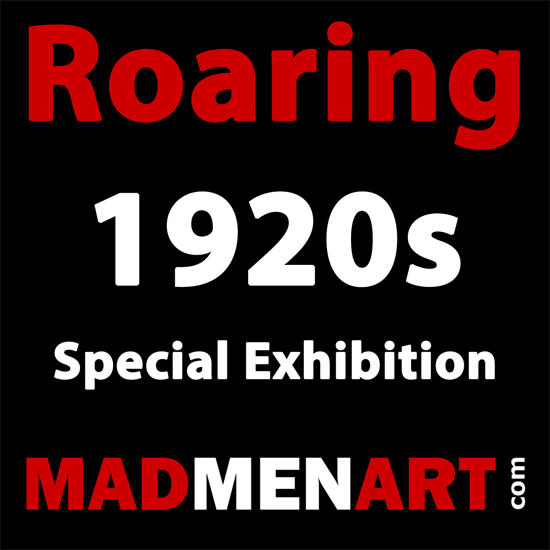 Mad Men Art Roaring 1920s | Roaring 1920s Ad Art and Magazine Cover Art