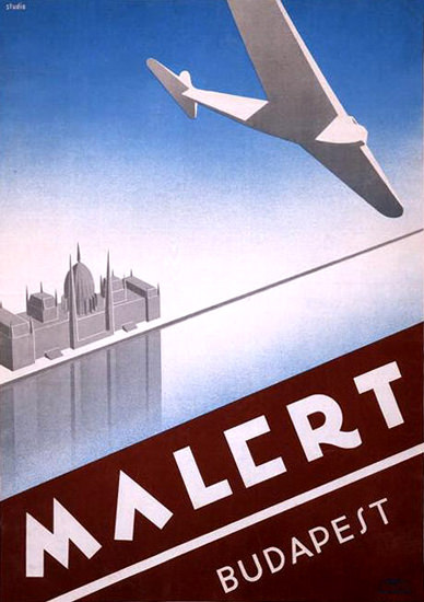 Malert Budapest 1934 | Vintage Travel Posters 1891-1970