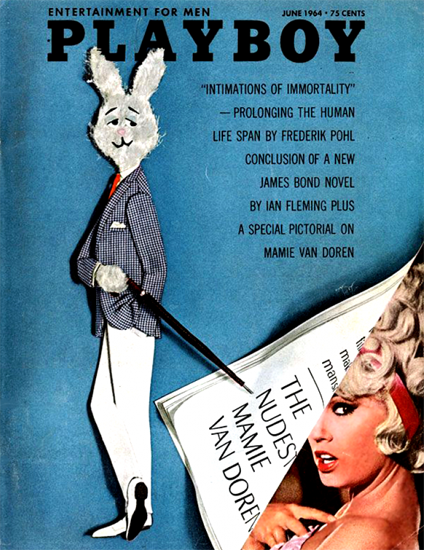Mamie van Doren Playboy Magazine 1964-06 Copyright Sex Appeal | Sex Appeal Vintage Ads and Covers 1891-1970
