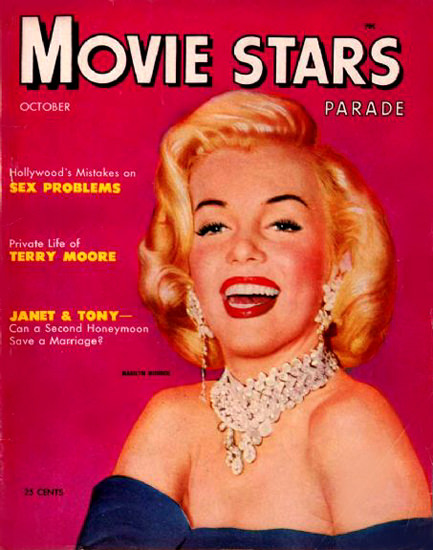 Marilyn Monroe Movie Stars Cover | Sex Appeal Vintage Ads and Covers 1891-1970