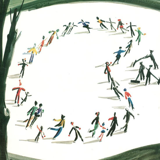 Mario Micossi The New Yorker 1960_03_05 Copyright crop | Best of Vintage Cover Art 1900-1970