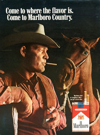 Marlboro Country 1969 Barn In | Vintage Ad and Cover Art 1891-1970