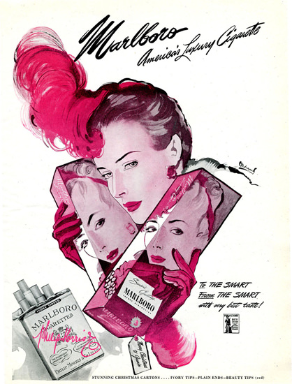 marlboro cigarette founder Before becoming a symbol of American freedom, Marlboro was marketed as a  women's cigarette with the slogan “Mild as May.” In the early 1950s, when  health warnings began to emerge, Philip Morris