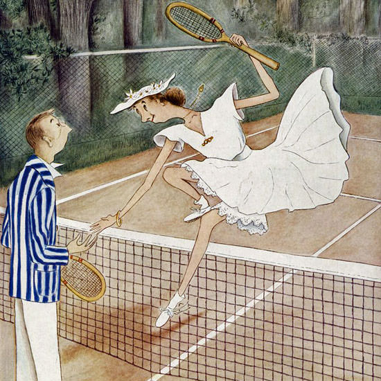 Mary Petty The New Yorker 1941_08_16 Copyright crop | Best of 1940s Ad and Cover Art