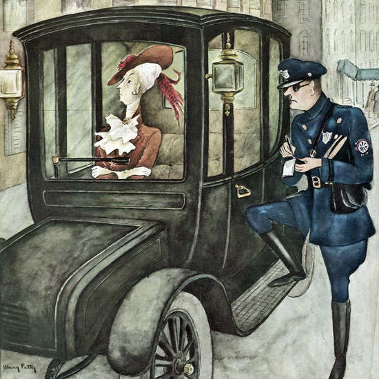 Mary Petty The New Yorker 1943_04_10 Copyright crop | Best of 1940s Ad and Cover Art