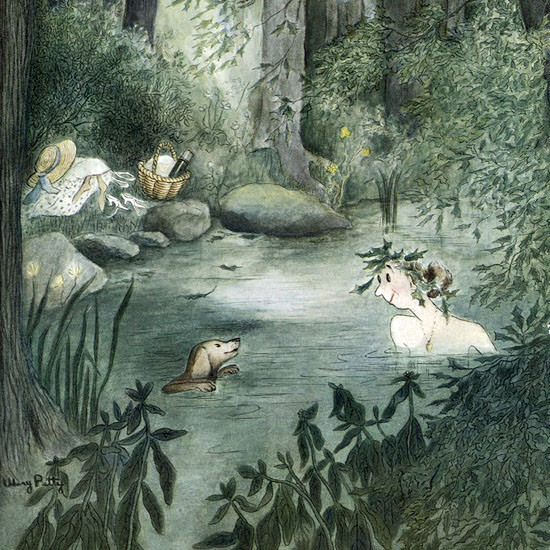 Mary Petty The New Yorker 1954_07_10 Copyright crop | Best of 1950s Ad and Cover Art