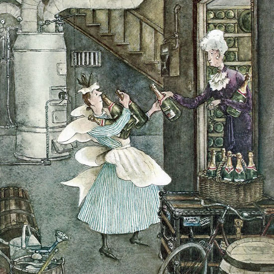Mary Petty The New Yorker 1960_01_02 Copyright crop | Best of 1960s Ad and Cover Art