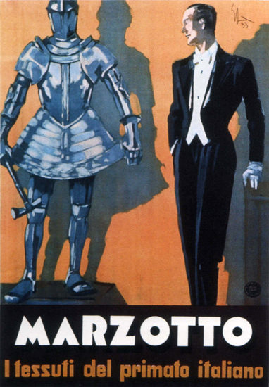 Marzotto Il Tessuti Del Primato Italiano 1933 | Sex Appeal Vintage Ads and Covers 1891-1970