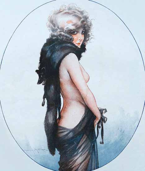 Maurice Milliere La Vie Parisienne 1923 Poule Pris Renard page | La Vie Parisienne Erotic Magazine Covers 1910-1939