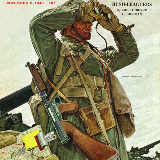 Mead Schaeffer Saturday Evening Post Tank 1943_11_06 Copyright crop | Best of Vintage Cover Art 1900-1970
