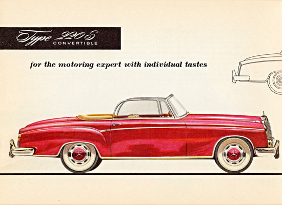 Mercedes Benz Type 220 S Convertible 1956 | Vintage Cars 1891-1970