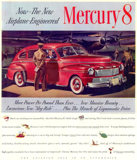 Mercury 8 Airplane-Engineered 1941 | Vintage Cars 1891-1970