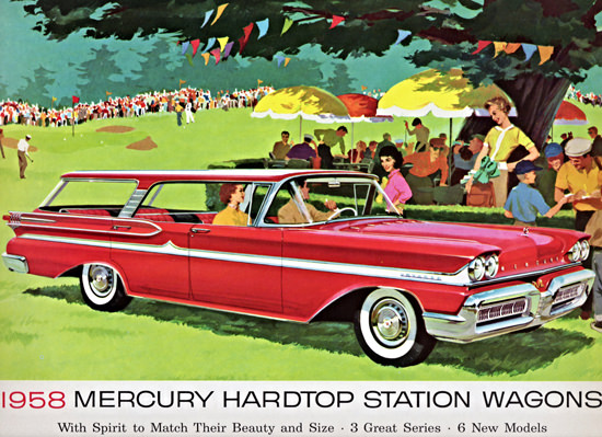 Mercury Station Wagons 1958 With Spirit | Vintage Cars 1891-1970