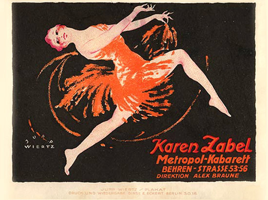 Metropol-Kabarett Karen Zabel 1914 Berlin | Sex Appeal Vintage Ads and Covers 1891-1970