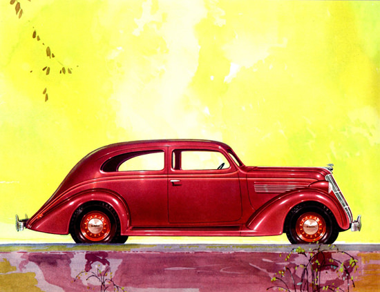 Nash 400 Victoria 1935 Red | Vintage Cars 1891-1970
