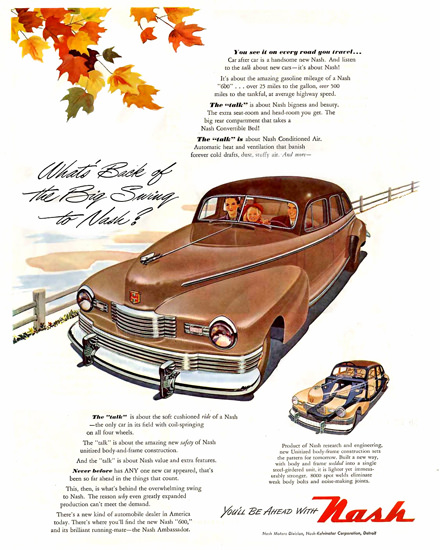 Nash Talk You Will Be Ahead With Brown | Vintage Cars 1891-1970