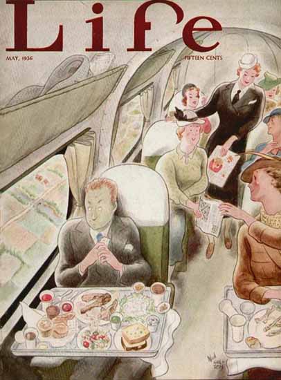 Ned Hilton Life Humor Magazine 1936-05 Copyright | Life Magazine Graphic Art Covers 1891-1936